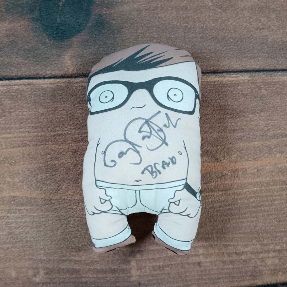 Brad Jones‎ Cinema Snob Autographed Pillow Plushie Collectible
